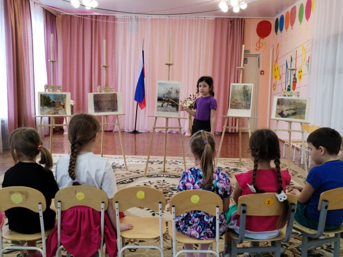 Знакомство с картиной А. К. Саврасова «Грачи прилетели» в подготовительной группе. Знакомство с картиной А. К. Саврасова «Грачи прилетели» в подготовительной группе.